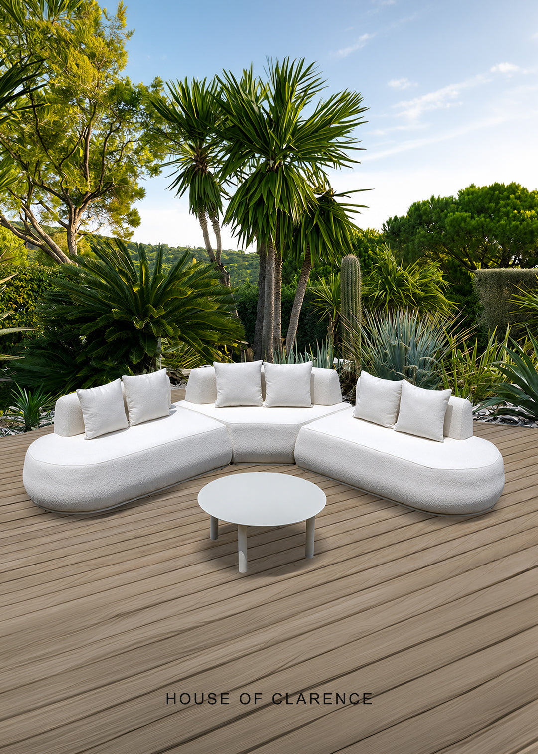 Curved Outdoor Modular Sofa Set
