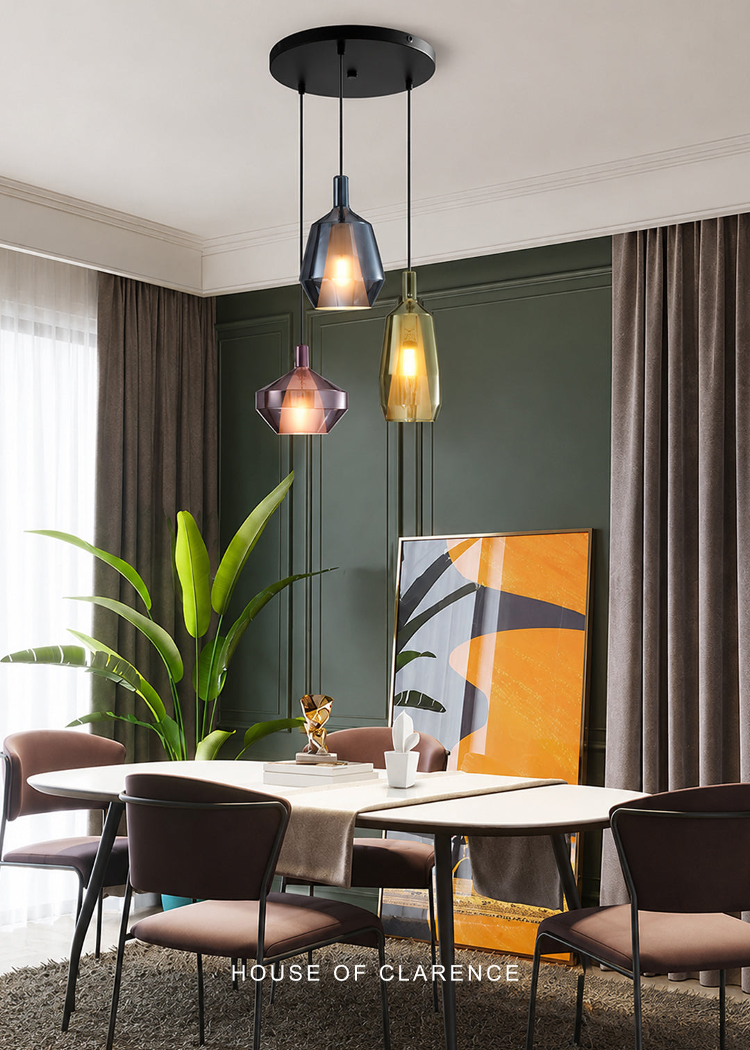 Modern Glass Pendant Light