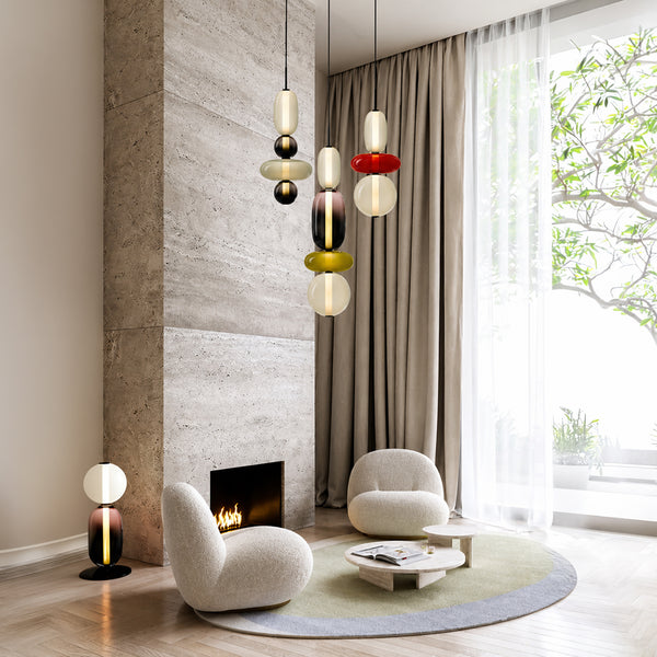 Contemporary Glass Pendant Light