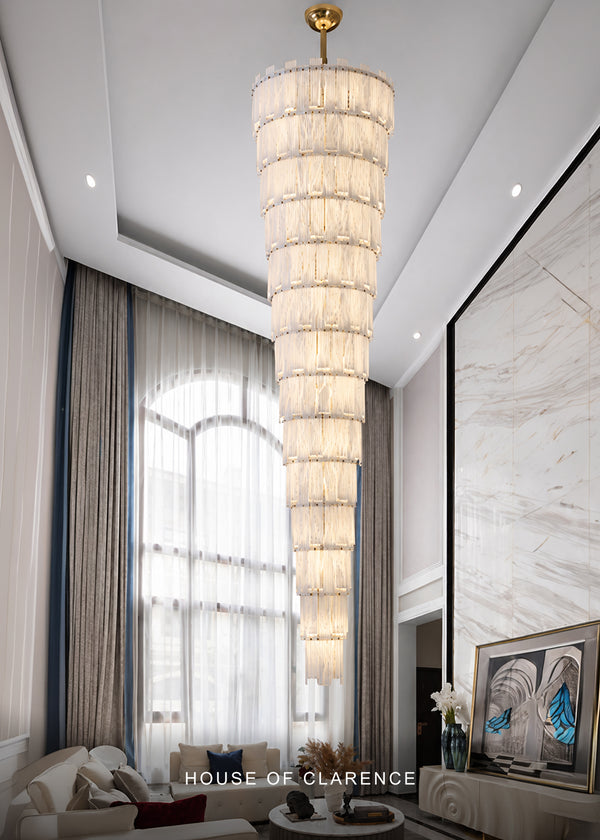 Luxury Tiered Crystal Chandelier