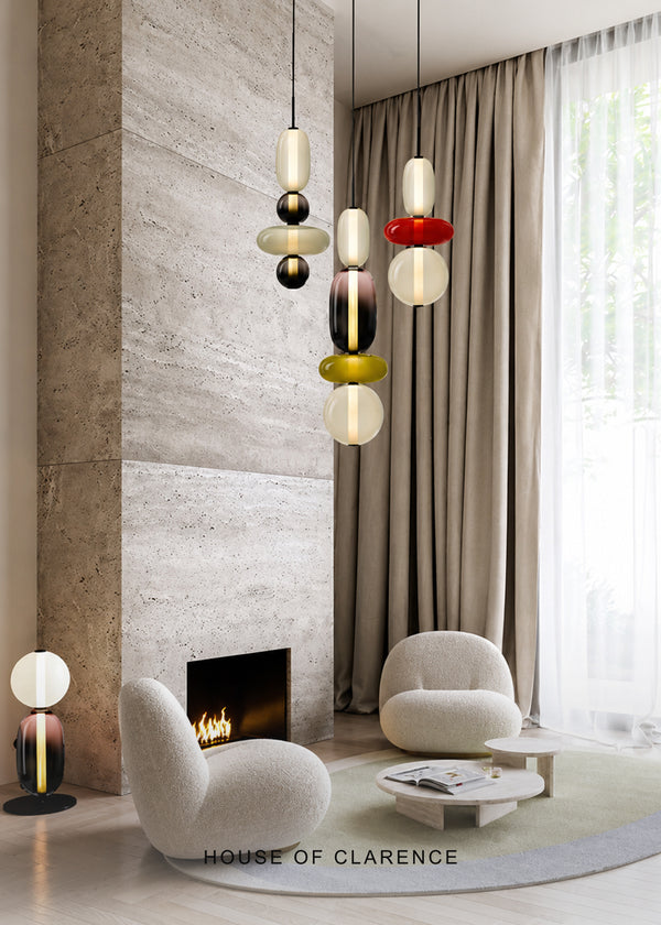 Contemporary Glass Pendant Light