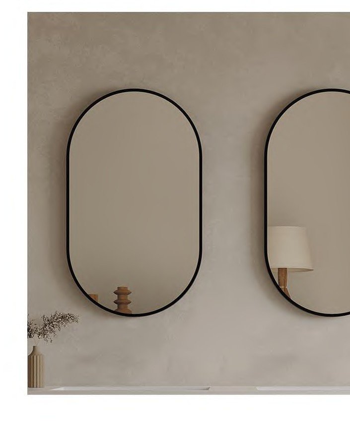 B003 Metal Framed Plain Mirror