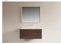 FK307 Black Walnut Vanity Unit With Ceramic Basin