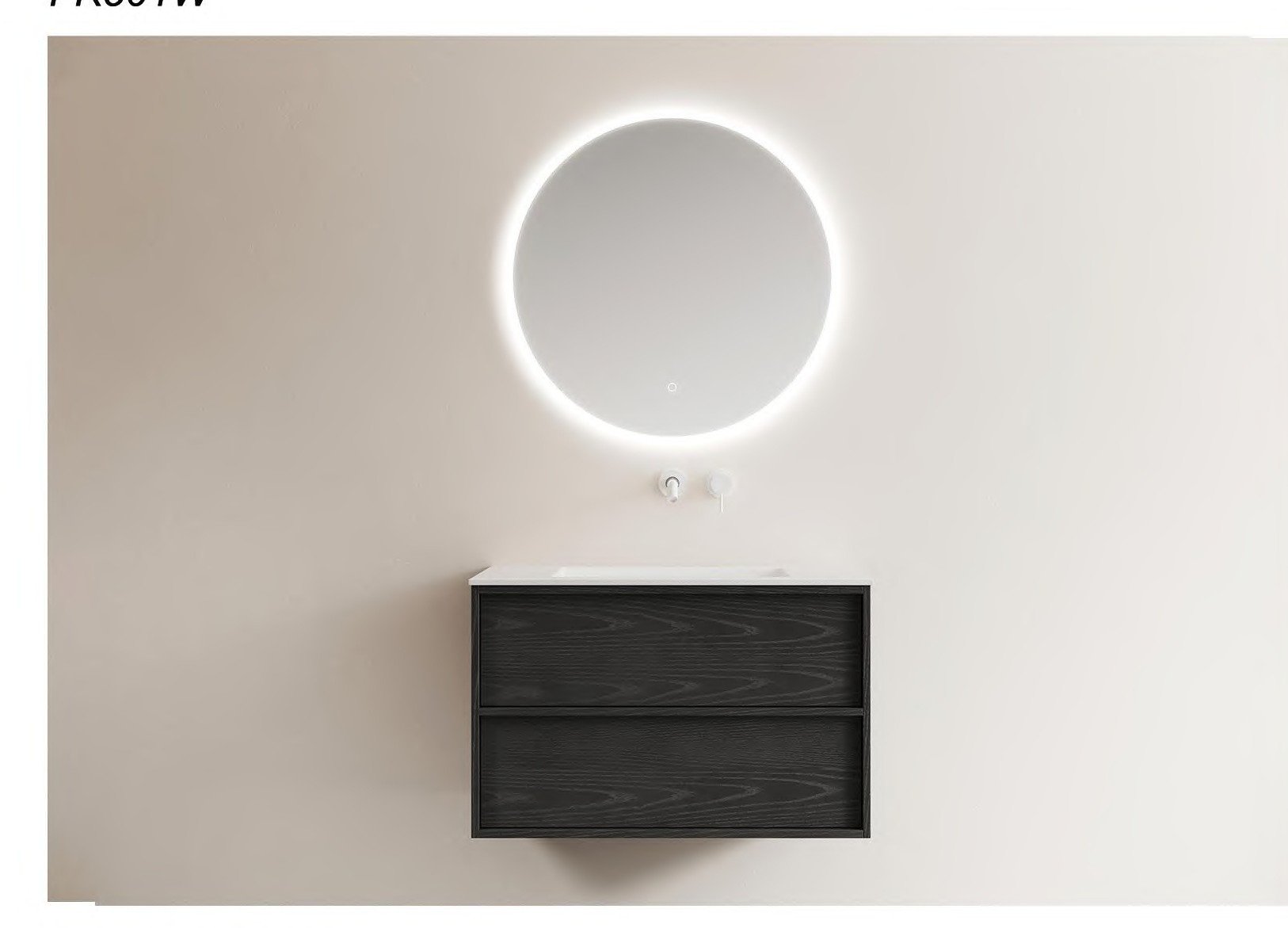 FK501W Ash / Oak / Walnut Matte Vanity Unit