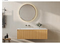 FK503 White Oak Wall-Hung Vanity Unit (45° Hidden Handle)