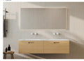 FK505 White Oak Wall-Hung Vanity Unit