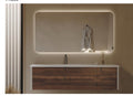 FK509 Black Walnut Solid Wood Vanity Unit