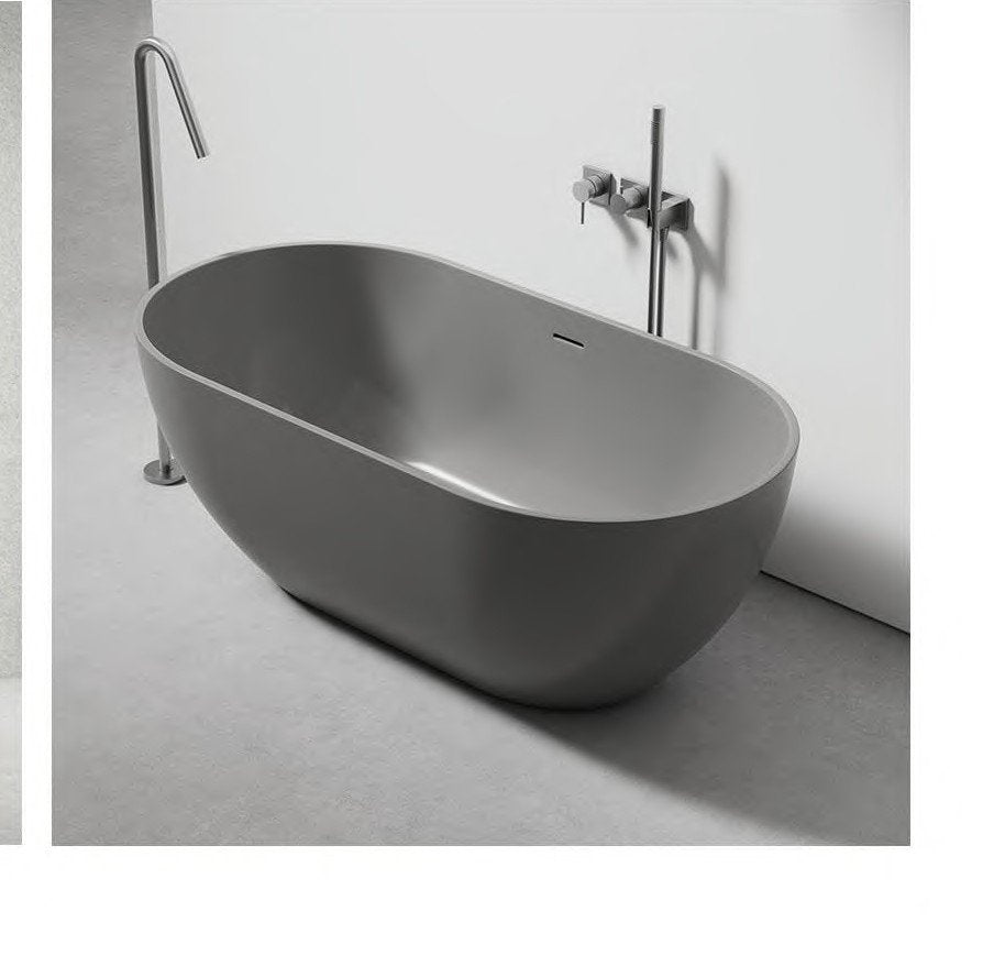 FS307 Solid Surface Freestanding Bathtub