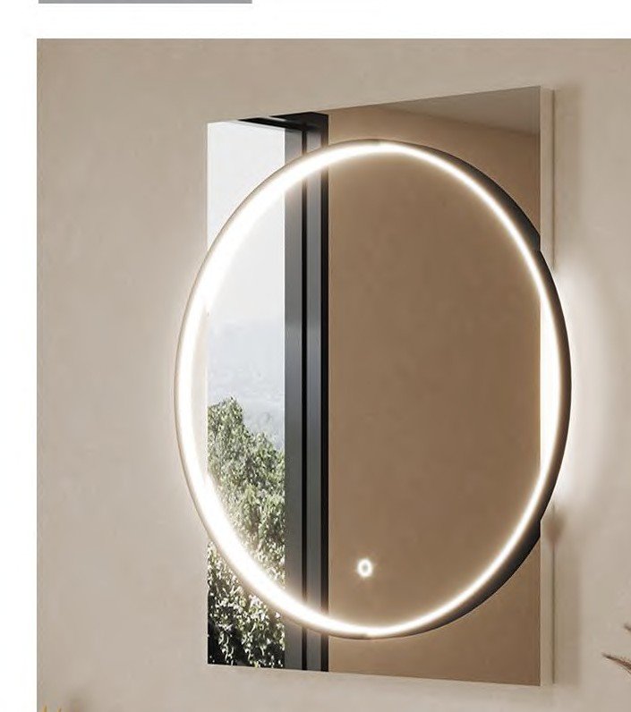 M206 Metal Framed Plain Mirror