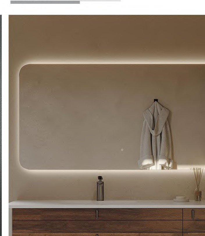 M659 Frameless Illuminated Mirror